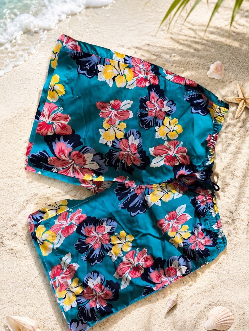 Chaps Teal Floral Women's Shorts